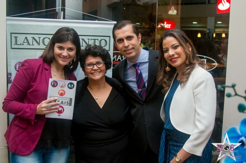 Todos juntos no lançamento do livro