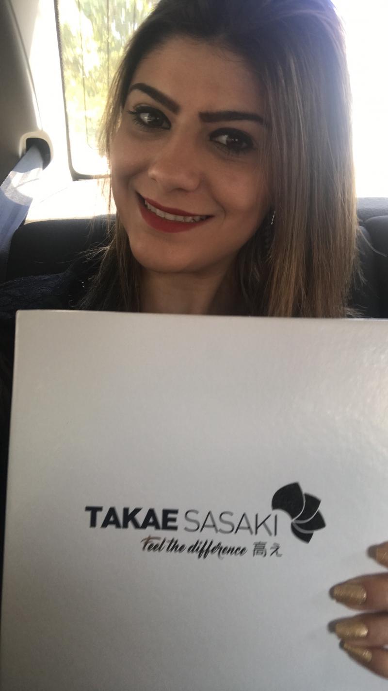 Caixa que recebi da Takae Sasaki